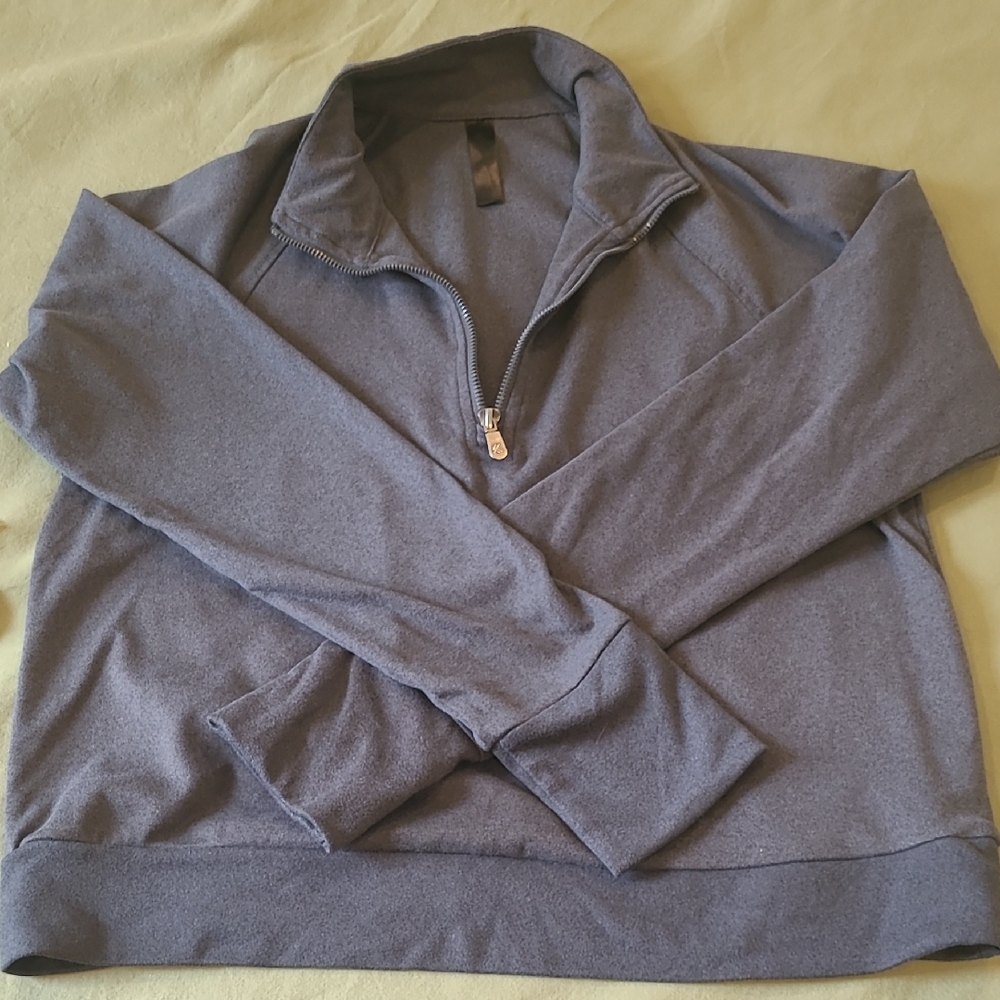 Kyodan Women's Gray Zip-Up Sweater